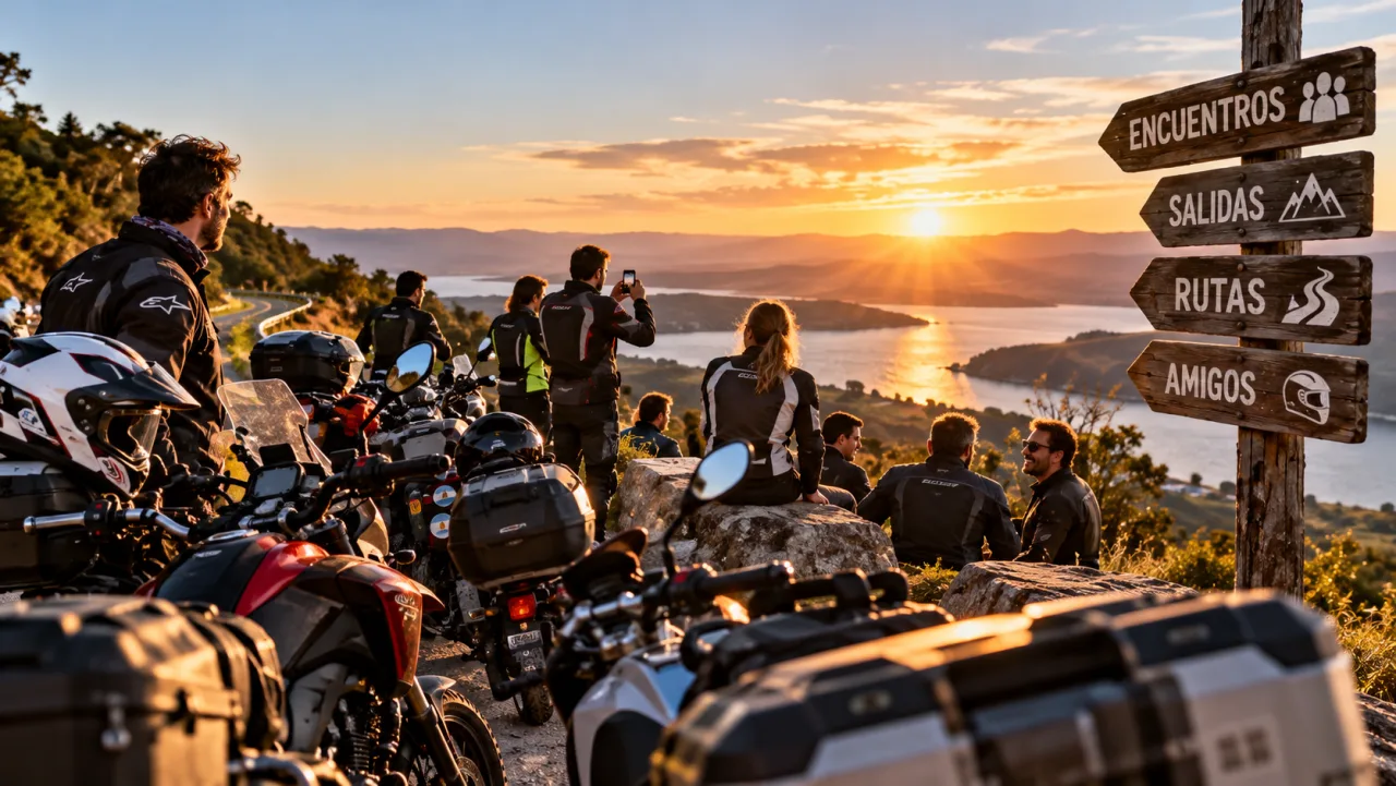 Encuentros moteros, salidas en moto y rutas compartidas en TribuMoto