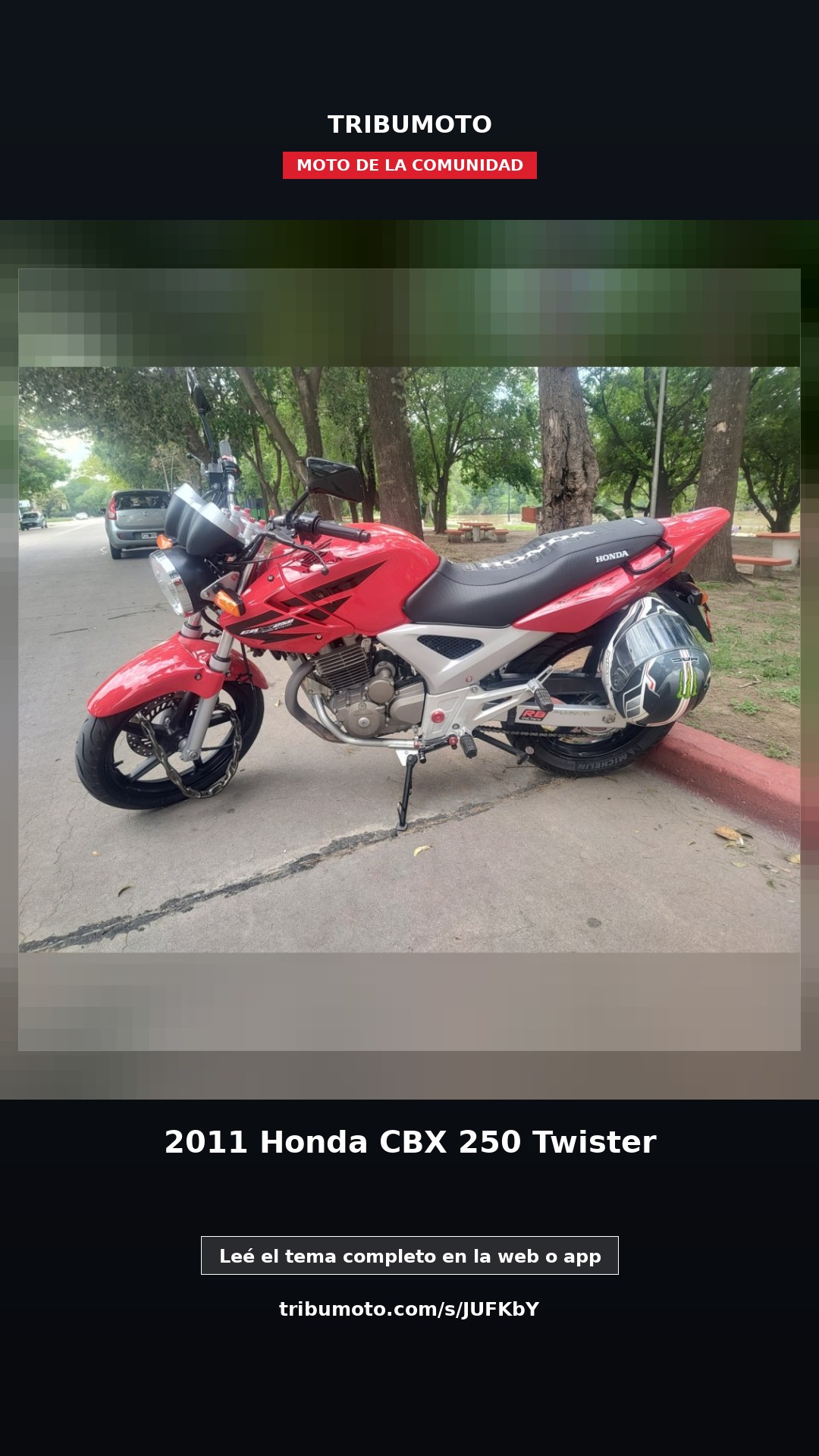 2011 Honda CBX 250 Twister