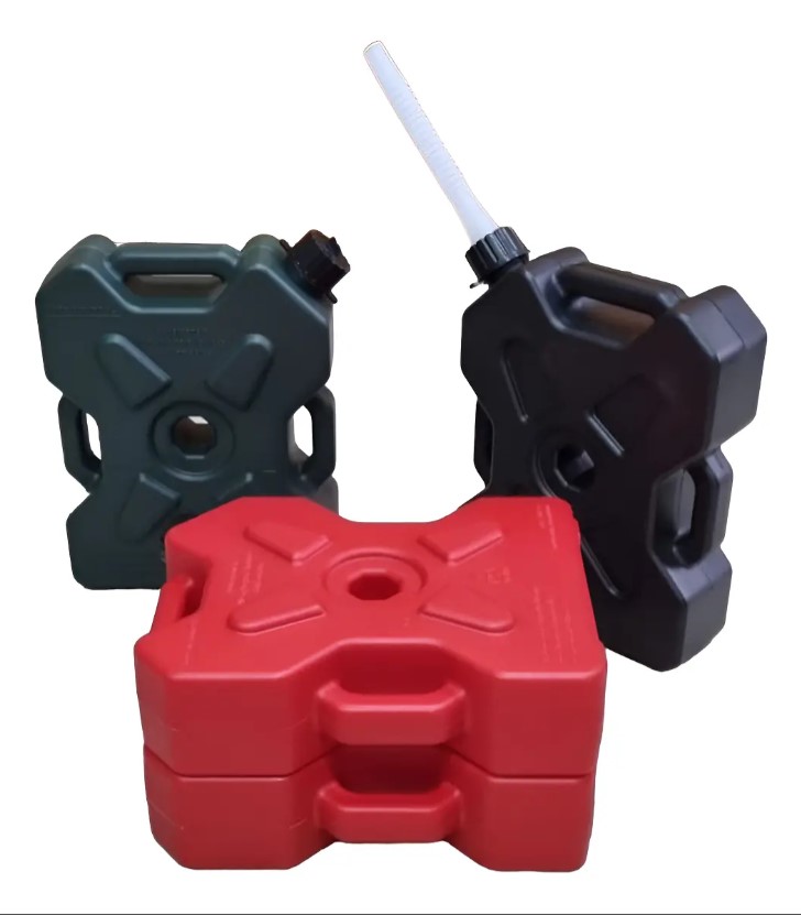 ⛽ Bidón chato 5L para combustible – ideal para moto