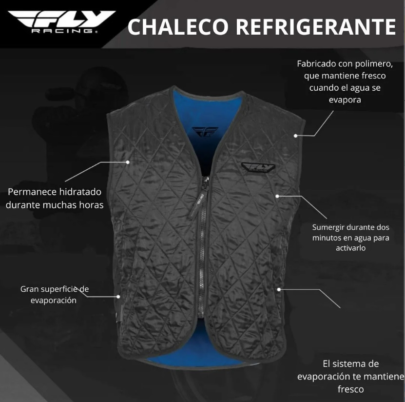 Chaleco refrigerante - una ayuda real para el calor