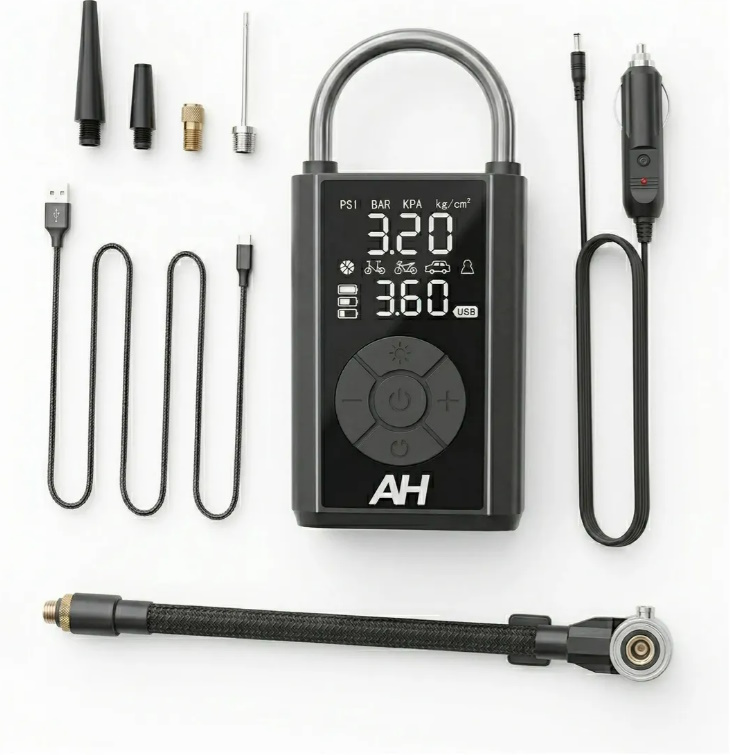 Compresor portátil para moto